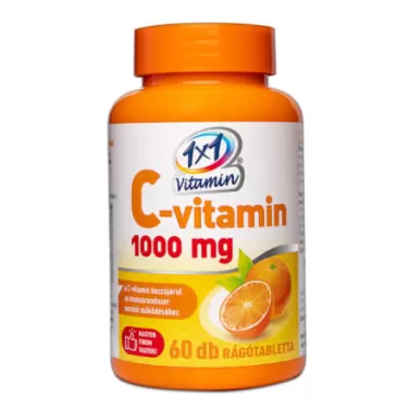 c-vitamin 1000mg rágótabletta 60 db