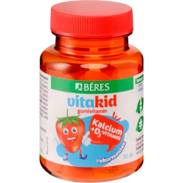vitakid kalcium+d3 vitamin gumivitamin 30 db