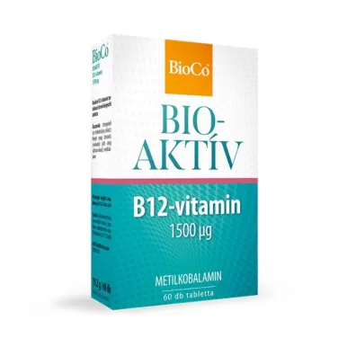 bioaktív b12-vitamin 1500µg tabletta 60 db