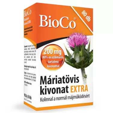 Máriatövis kivonat extra tabletta 80 db