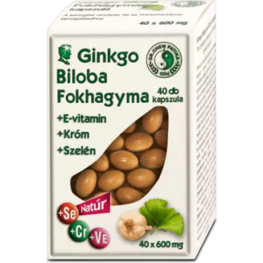 Ginkgo biloba garlic kapszula 40 db