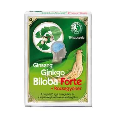 Ginseng ginkgo b. forte+rózsagyökér kapszula 30 db