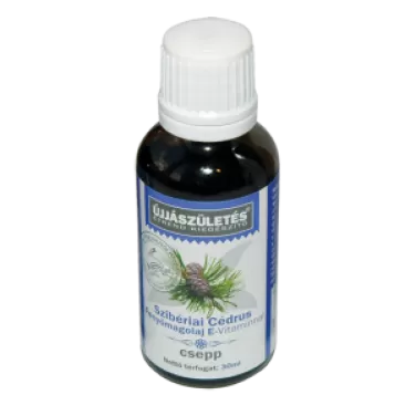 Szibériai cédrus fenyőmagolaj e-vitaminnal 30 ml