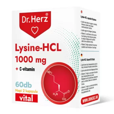 lysine-hcl+c-vitamin kapszula 60 db