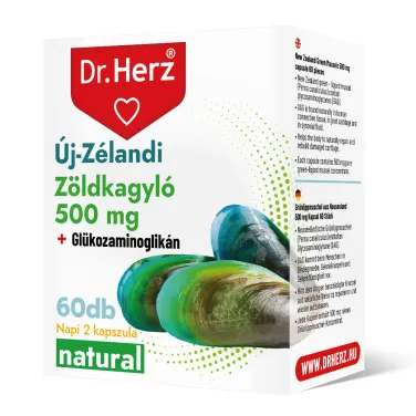 új-zélandi zöldkagyló kivonat 500mg kapszula 60db