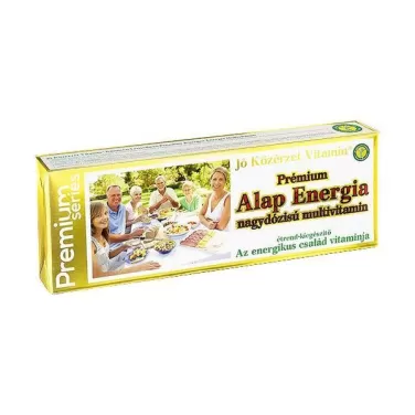 Prémium alap energia nagy dózisú multivitamin kapszula 180 db