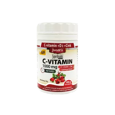 C-vitamin 1000 mg+d3+csipkebogyó kivonattal 45 db