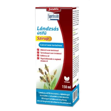 Jutavit lándzsás útifű szirup cukormentes 150 ml