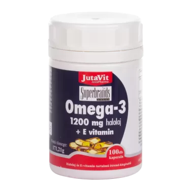 Omega-3 halolaj + e-vitamin 1200 mg 40 db