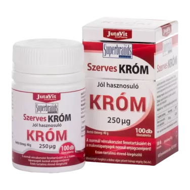 Szerves króm 250ug tabletta 100 db