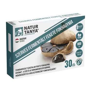 fermentált fekete fokhagyma 800mg kapszula 30 db