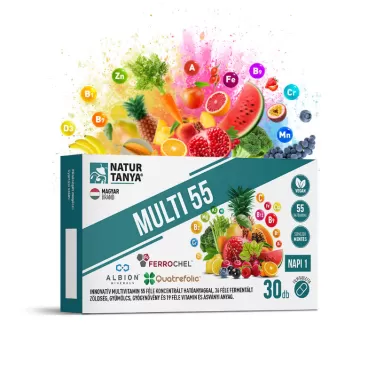 Naturtanya multi 55 fermentált multivitamin tabletta 30 db