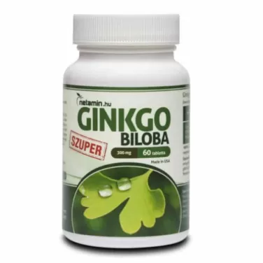 Ginkgo biloba 300mg szuper kiszerelés 60 db
