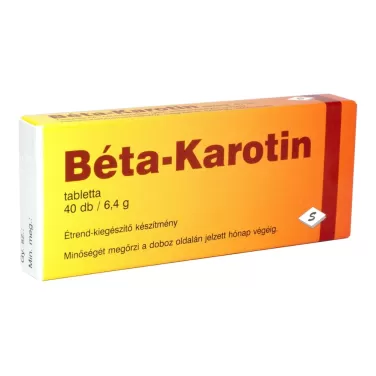 Béta-karotin tabletta 40 db