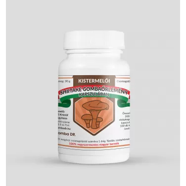 Shiitake gomba őrlemény kapszulában 100db