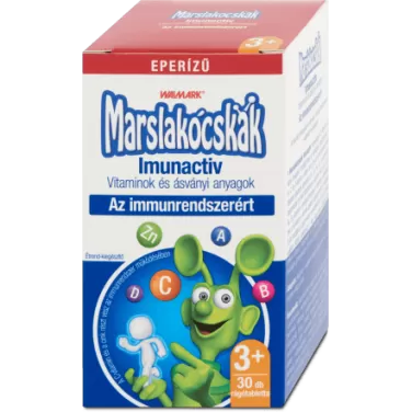Marslakócskák rágótabletta imunactiv eper 30 db